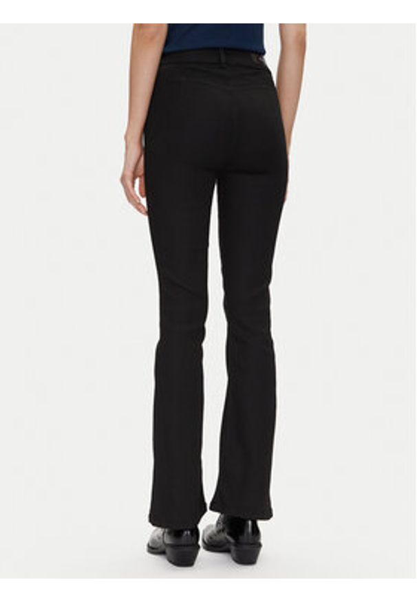 Pepe Jeans Jeansy PL204905 Czarny Flare Fit. Kolor: czarny