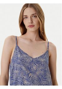 only - ONLY Top Nova 15222159 Niebieski Regular Fit. Kolor: niebieski. Materiał: wiskoza #4