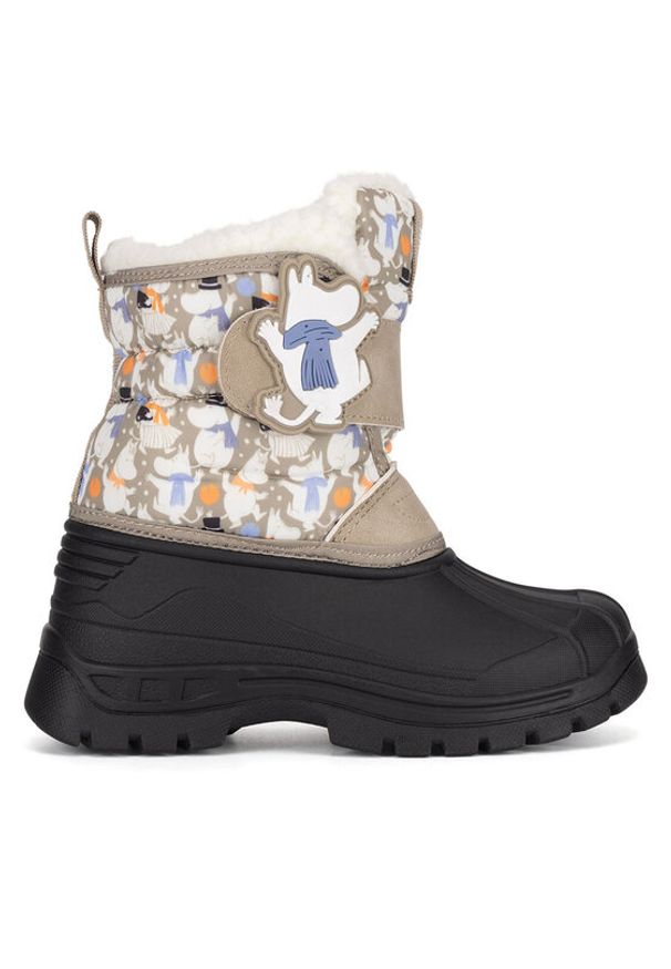 Moomin Śniegowce AW24-325MMN Beżowy. Kolor: beżowy. Materiał: materiał