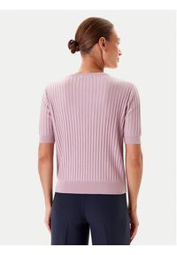 Tatuum Sweter Bazo T2501.046 Różowy Regular Fit. Kolor: różowy. Materiał: bawełna #4