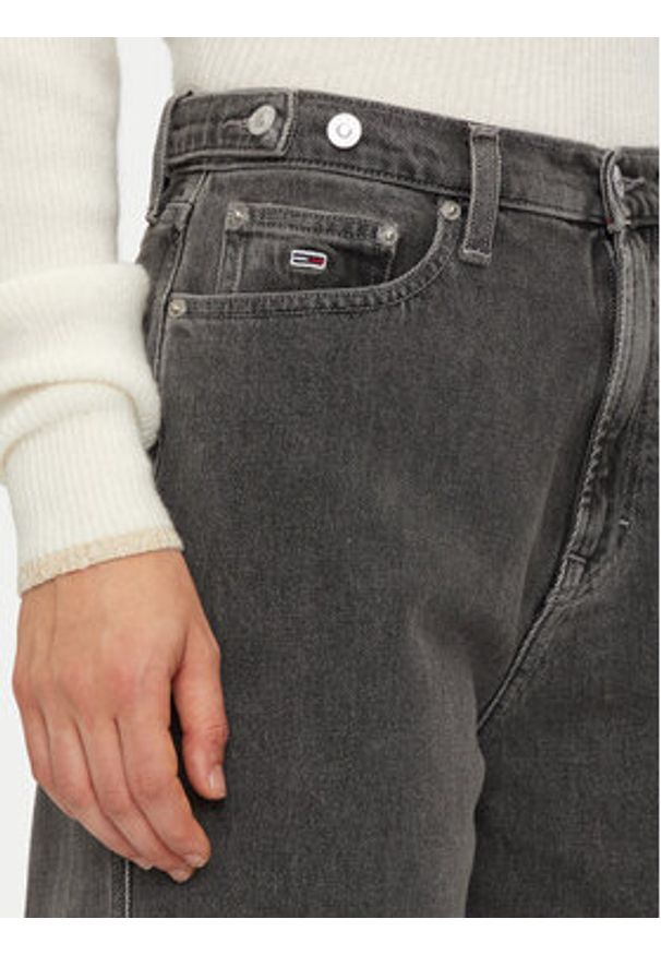 Tommy Jeans Jeansy Claire DW0DW19614 Szary Wide Leg. Kolor: szary