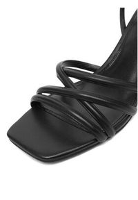 Gino Rossi - GINO ROSSI Sandały EO-LS655783-1 Czarny. Kolor: czarny. Materiał: skóra #5