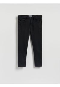 Reserved - Jeansy slim fit - czarny. Kolor: czarny
