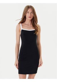 Eleh Sukienka letnia ESS250115 Czarny Slim Fit. Kolor: czarny. Materiał: syntetyk. Sezon: lato
