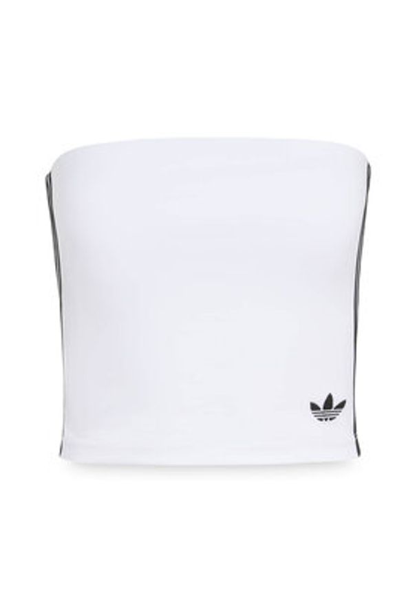 Adidas - adidas Top 3-Stripes KD6235 Biały Slim Fit. Kolor: biały. Materiał: syntetyk