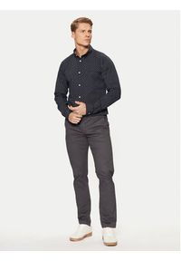 s.Oliver Koszula 2149815 Granatowy Slim Fit. Kolor: niebieski. Materiał: bawełna #6