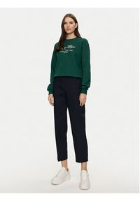 TOMMY HILFIGER - Tommy Hilfiger Chinosy Travel WW0WW43632 Granatowy Slim Fit. Kolor: niebieski. Materiał: syntetyk, bawełna #3