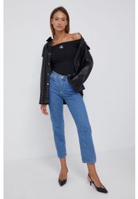 Calvin Klein Jeans - Jeansy Carol. Stan: podwyższony. Kolor: niebieski