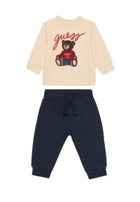Guess Dres H5YI00 KAX74 Beżowy Regular Fit. Kolor: beżowy. Materiał: bawełna #1