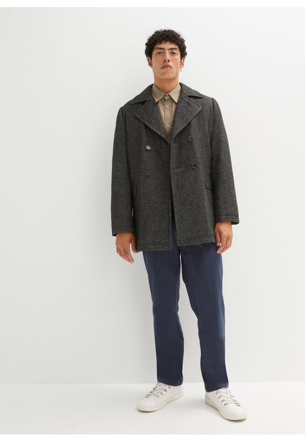 bonprix - Koszula z krótkim rękawem z przewiewnej mieszanki lnu. Kolor: brązowy. Materiał: len. Długość rękawa: krótki rękaw. Długość: krótkie. Sezon: lato