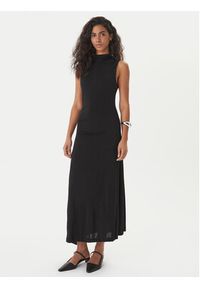 BOSS Sukienka wieczorowa Eylai 50557369 Czarny Slim Fit. Kolor: czarny. Materiał: wiskoza. Styl: wizytowy #5