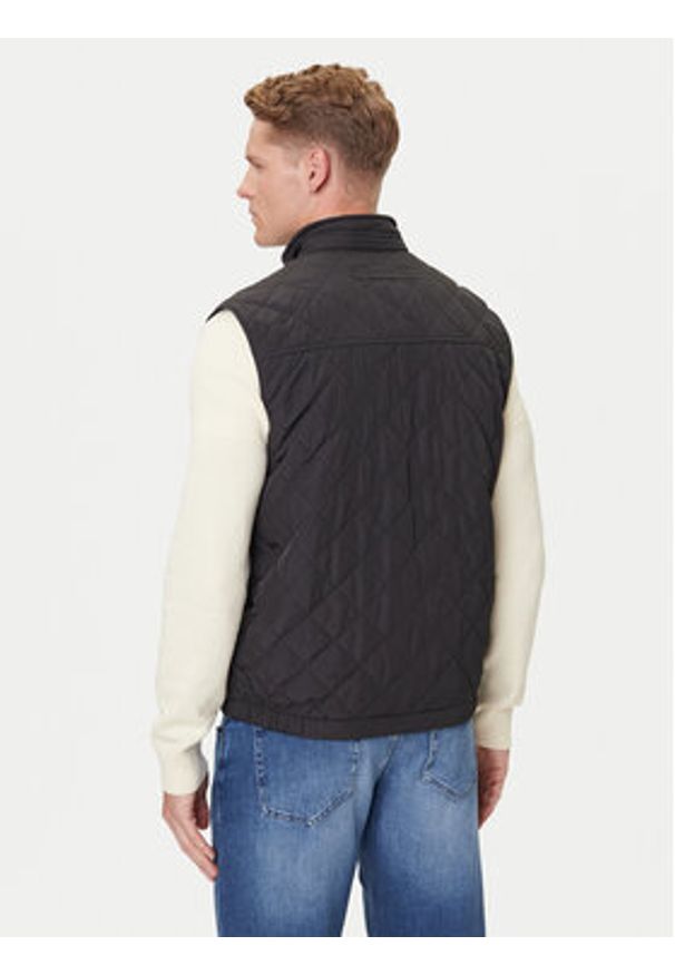 GANT - Gant Kamizelka 7006341 Czarny Regular Fit. Kolor: czarny. Materiał: syntetyk