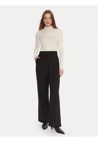 TwinSet - TWINSET Sweter 252TT3111 Écru Slim Fit. Materiał: wełna #5