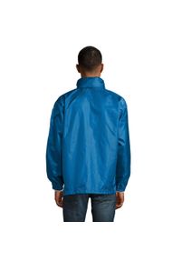 SOL'S - Kurtka Wiatrówka Unisex Dla Dorosłych. Kolor: niebieski