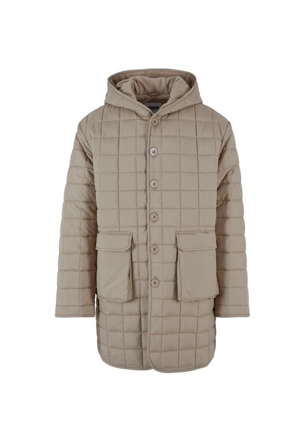 Kurtka puchowa Urban Classics. Kolor: beżowy. Materiał: puch. Sezon: zima. Styl: elegancki