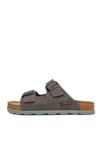 Rieker Klapki CEO-21190-45 Szary. Kolor: szary. Materiał: skóra, nubuk #7