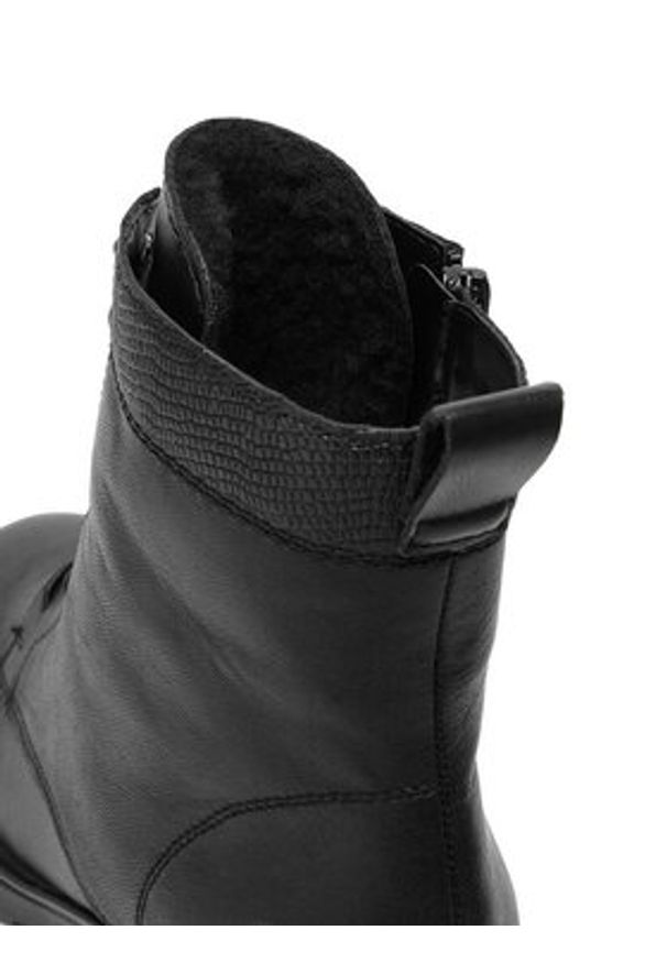 Rieker Trzewiki CEO-Y5201-00 Czarny. Kolor: czarny. Materiał: skóra