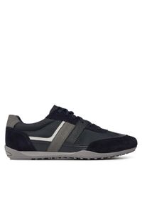 Geox Sneakersy U Wells U45T5A 02211 C4002 Granatowy. Kolor: niebieski. Materiał: zamsz, skóra