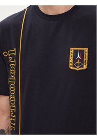 Aeronautica Militare T-Shirt 241TS2225J595 Granatowy Regular Fit. Kolor: niebieski. Materiał: bawełna #4