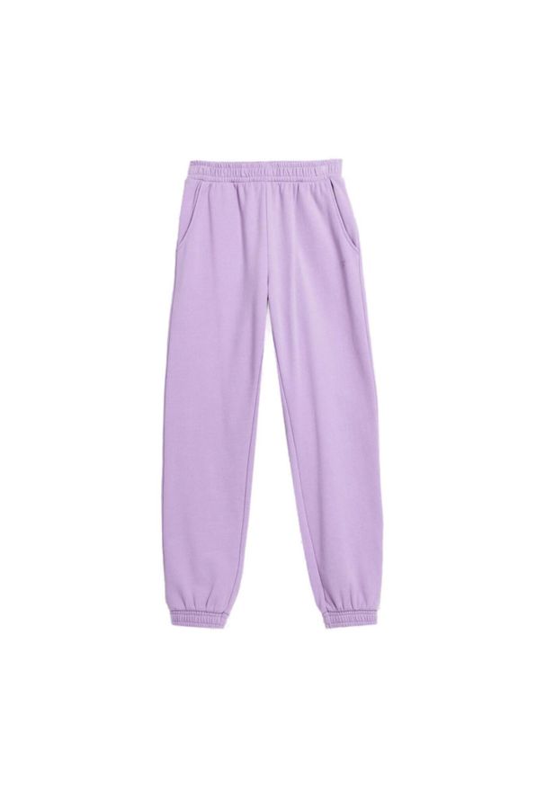 4f - Spodnie Dziecięce 4F. Kolor: fioletowy