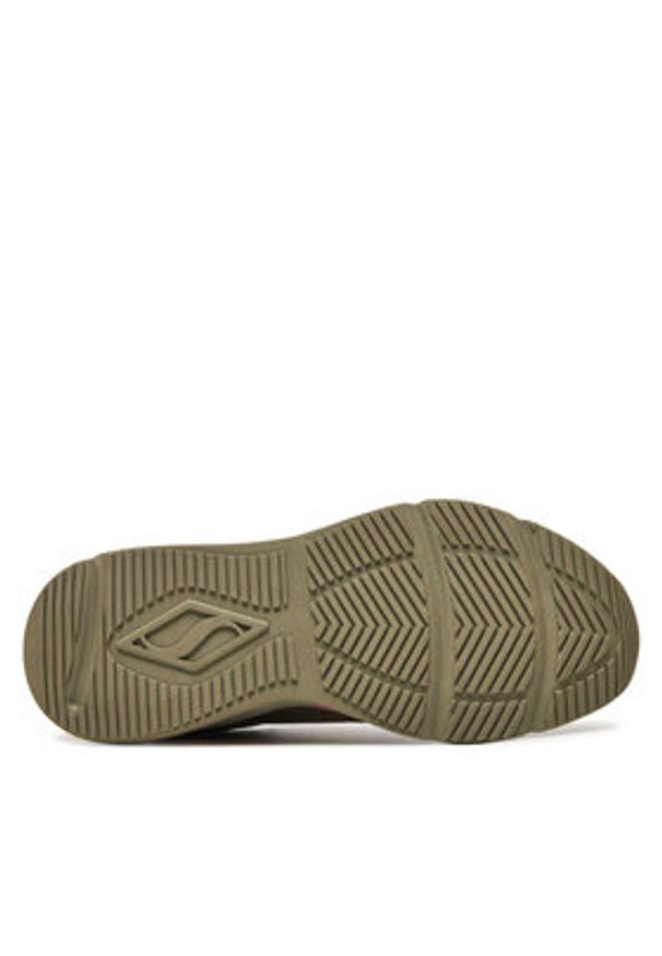 skechers - Skechers Sneakersy Tres-Air Uno 177421/OLV Zielony. Kolor: zielony. Materiał: materiał