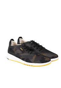 Geox Sneakersy "Aerantis D" | U047FD 0002A | Mężczyzna | Czarny, Żółty. Kolor: czarny, wielokolorowy, żółty. Materiał: materiał