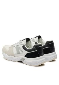 Calvin Klein Jeans Sneakersy Retro Tennis Laceup Nbs Lth Mix YM0YM00745 Biały. Kolor: biały #3