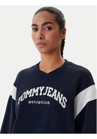 Tommy Jeans Bluza Varsity DW0DW22365 Granatowy Boxy Fit. Kolor: niebieski. Materiał: bawełna #2