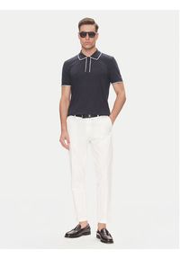 Baldessarini Polo B4 10063.5283 Granatowy Regular Fit. Typ kołnierza: polo. Kolor: niebieski. Materiał: bawełna #5