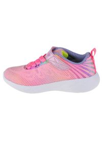 skechers - Buty sportowe dziewczęce, Go Run 600-Shimmer Speed. Okazja: na co dzień. Kolor: różowy. Sport: bieganie