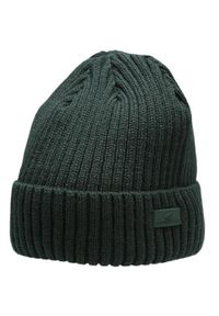4f - H4Z22 CAM009 82S Beanie. Kolor: zielony
