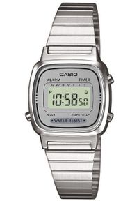 Zegarek Casio Zegarek damski Retro srebrny (LA670WEA-7EF). Kolor: srebrny. Styl: retro #1
