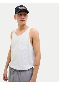 Jack & Jones Tank top Varenna 12273165 Biały Regular Fit. Kolor: biały. Materiał: bawełna #7