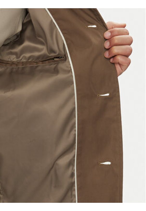 JOOP! Płaszcz przejściowy 17 JC-259Stevie 30045330 Brązowy Regular Fit. Kolor: brązowy. Materiał: bawełna