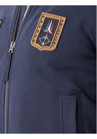 Aeronautica Militare Bluza 252FE2071UF00669 Granatowy Regular Fit. Kolor: niebieski. Materiał: bawełna #4