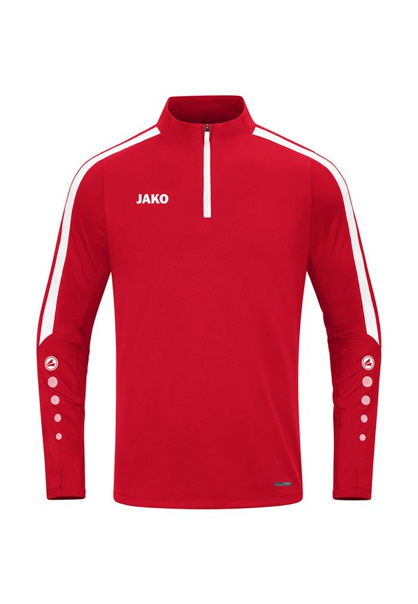 Dziecięca bluza dresowa zapinana na zamek Jako Power. Kolor: czerwony. Materiał: dresówka