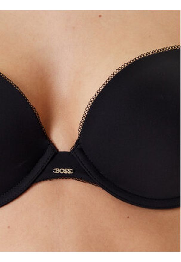 BOSS Biustonosz push-up 50545346 Czarny. Kolor: czarny. Materiał: syntetyk. Rodzaj stanika: push-up