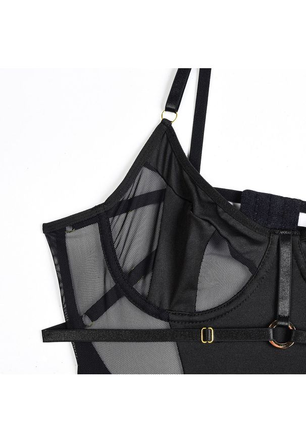 Intica - Zestaw trzyczęściowy z body na specjalne okazje Biggy. Kolor: biały. Materiał: materiał. Wzór: aplikacja