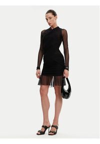 Versace Jeans Couture Sukienka koktajlowa 78HAO971 Czarny Slim Fit. Kolor: czarny. Materiał: syntetyk. Styl: wizytowy #5