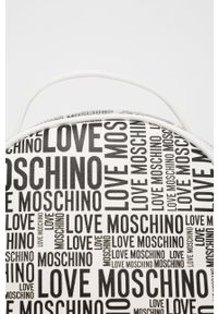 Love Moschino Plecak damski kolor biały mały wzorzysty. Kolor: biały #2