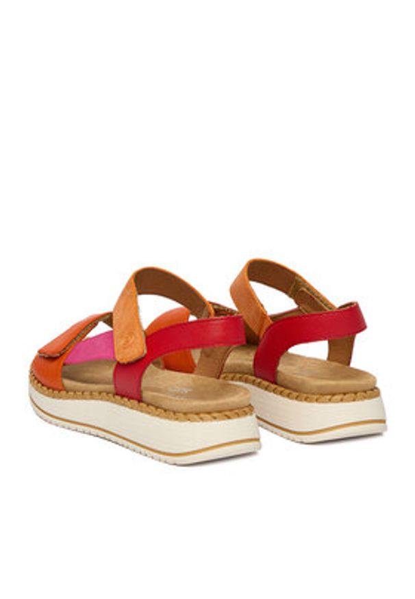 Remonte Sandały CEO-D3J50-38 Kolorowy. Materiał: skóra. Wzór: kolorowy