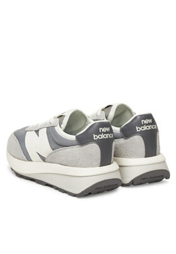 New Balance Sneakersy U370AH Szary. Kolor: szary. Materiał: zamsz, skóra