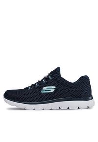 skechers - Skechers Sneakersy Quick Lapse 12985/NVLB Granatowy. Kolor: niebieski. Materiał: materiał #4