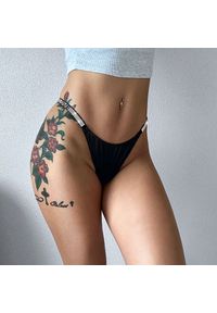 Intica - Majtki z ozdobną gumką podkreślające sylwetkę Magga. Kolor: niebieski. Materiał: materiał #5