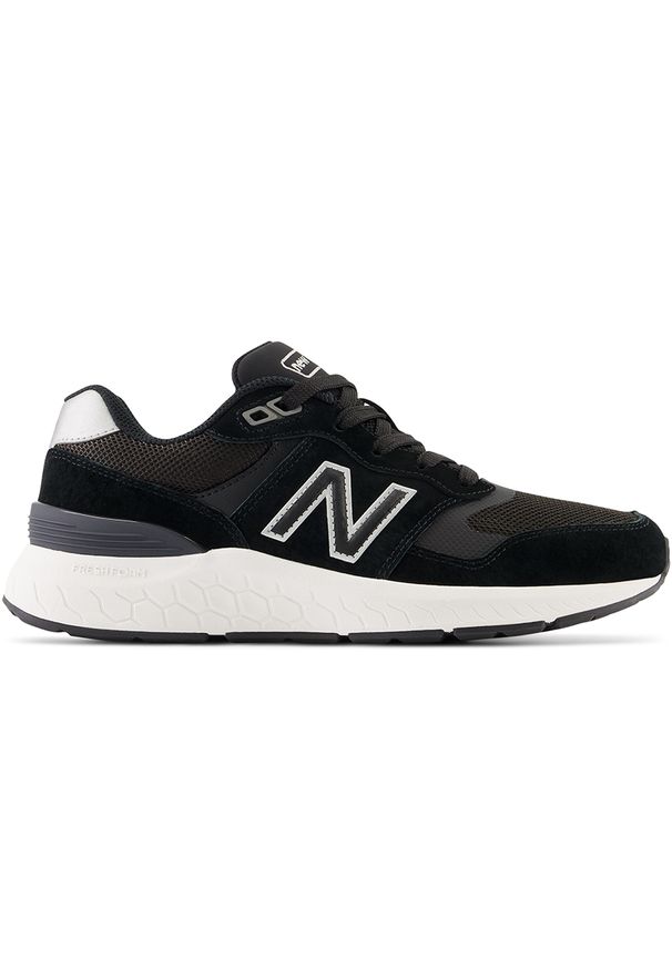 Buty damskie New Balance Fresh Foam 880 WW880BK6 – czarne. Okazja: na spacer, na co dzień. Kolor: czarny. Materiał: materiał, guma, zamsz. Szerokość cholewki: normalna. Sport: turystyka piesza, fitness