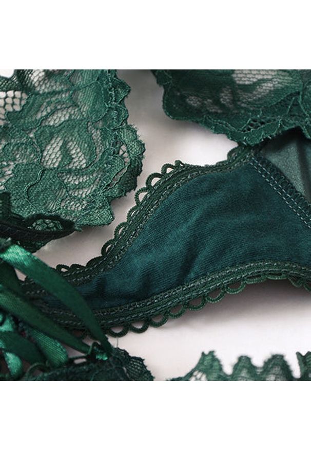 Intica - Stringi z koronkową gumką na co dzień Roswitha. Kolor: biały. Materiał: koronka. Wzór: koronka