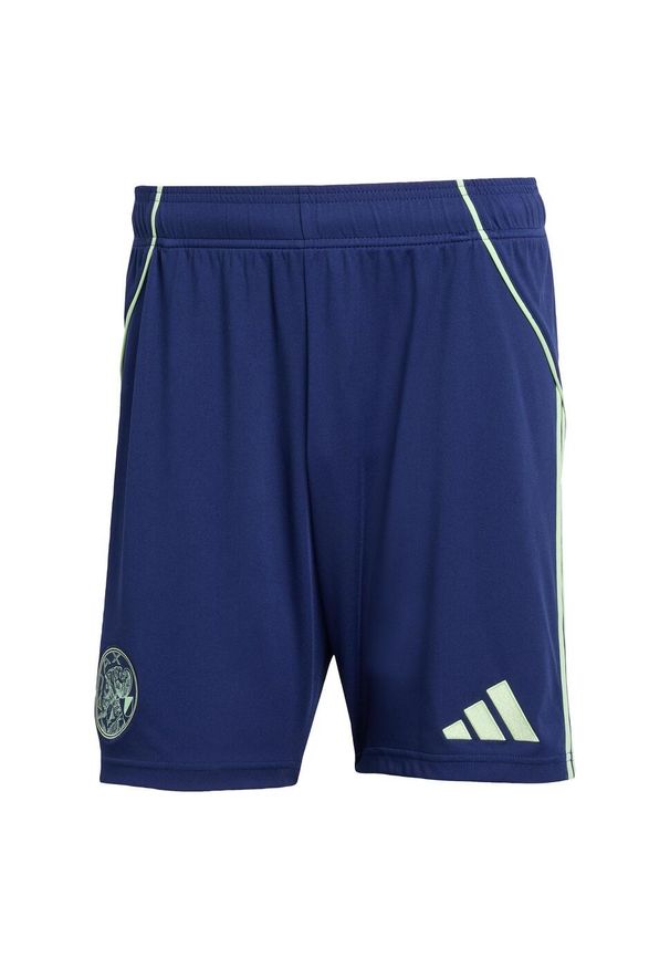 Adidas - Szorty Ajax Amsterdam 25/26 Away. Kolor: niebieski. Sport: piłka nożna
