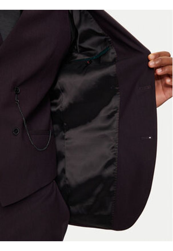 Hugo Garnitur Henry/Getlin 50530119 Bordowy Regular Fit. Kolor: czerwony. Materiał: syntetyk