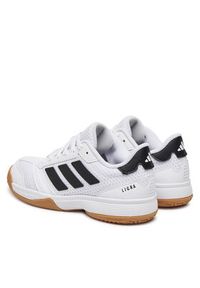 Adidas - adidas Buty halowe Ligra 8 Indoor Shoes Kids IH8244 Biały. Kolor: biały. Materiał: materiał #3