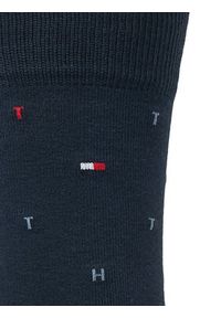 TOMMY HILFIGER - Tommy Hilfiger Skarpety długie 701235375 Granatowy. Kolor: niebieski. Materiał: materiał, bawełna #3